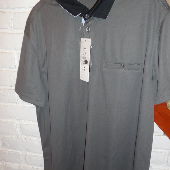 Hiverlay Men's Golf Shirt - Picture 1 of 2